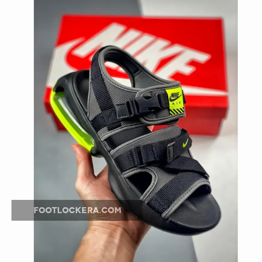 Nike Air Max Sol Sandals Black/Dark Grey/White/Volt Online