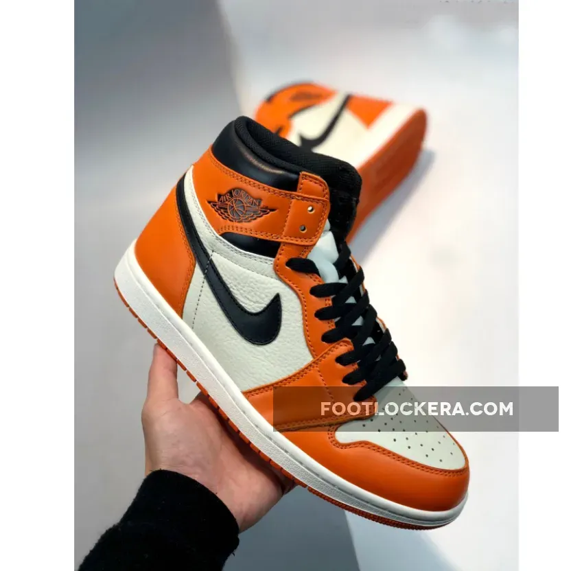 Jordan 16.5 Air Jordan 1 Retro High Og 'Reverse Shattered Backboard' AJ1 SAIL/BLACK-STARFISH