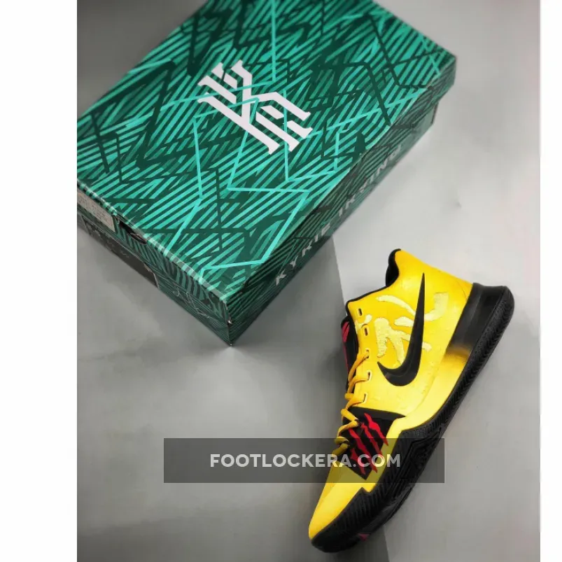 Nike Kyrie 3 'Bruce Lee' Tour Yellow/Black kyrie bruce lees