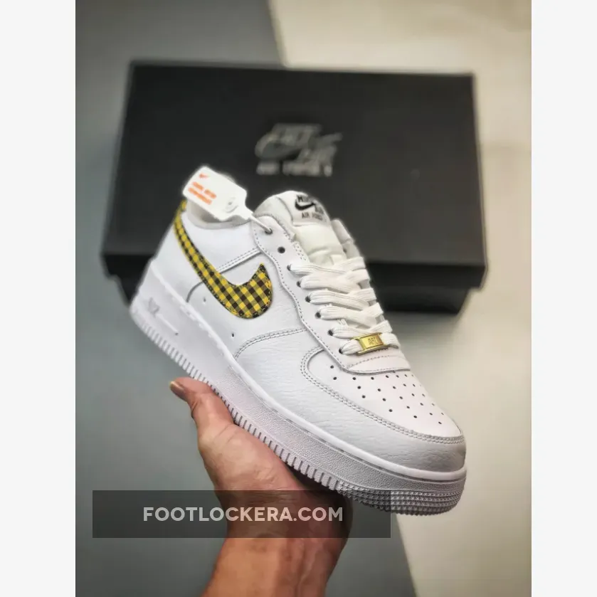Nike Air Force 107 Low ESS Gingham Bronzine | AF 107
