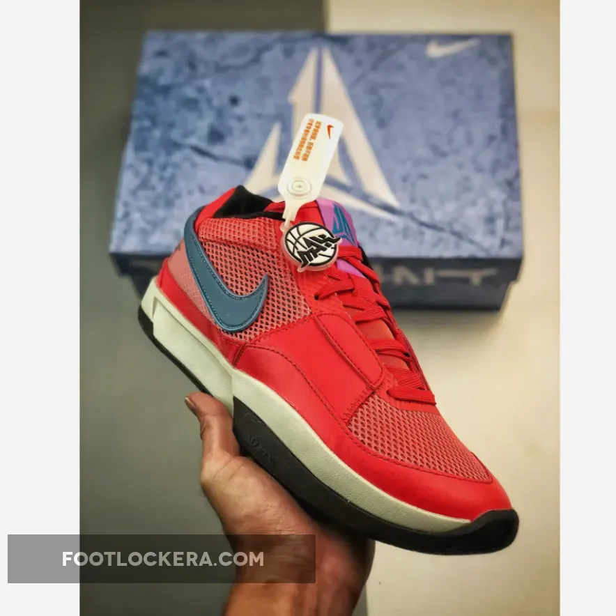 Nike Ja 1 "Fuel" Ember Glow/Blue Lightning-Light Silver-Black | ja 1 fuel