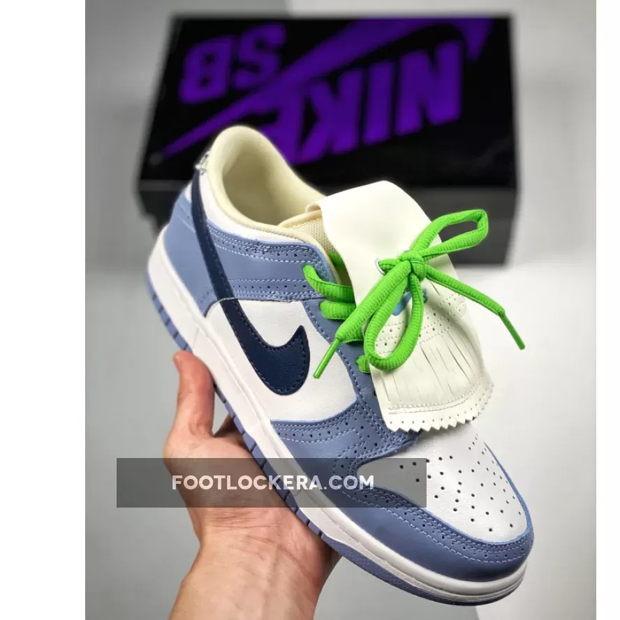 Nike SB Dunk Low Premium Golf White/Midnight Navy #midnight blue nike