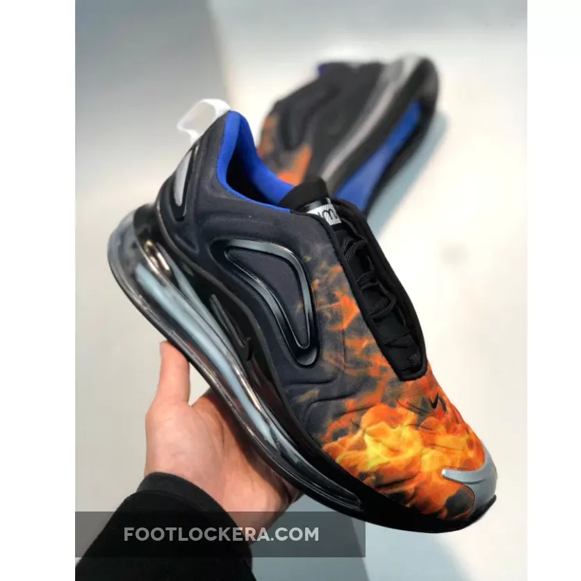 Nike Air Max 720 'Space Capsule' Black/Metallic Silver-Space Blue air max 720 black metallic silver