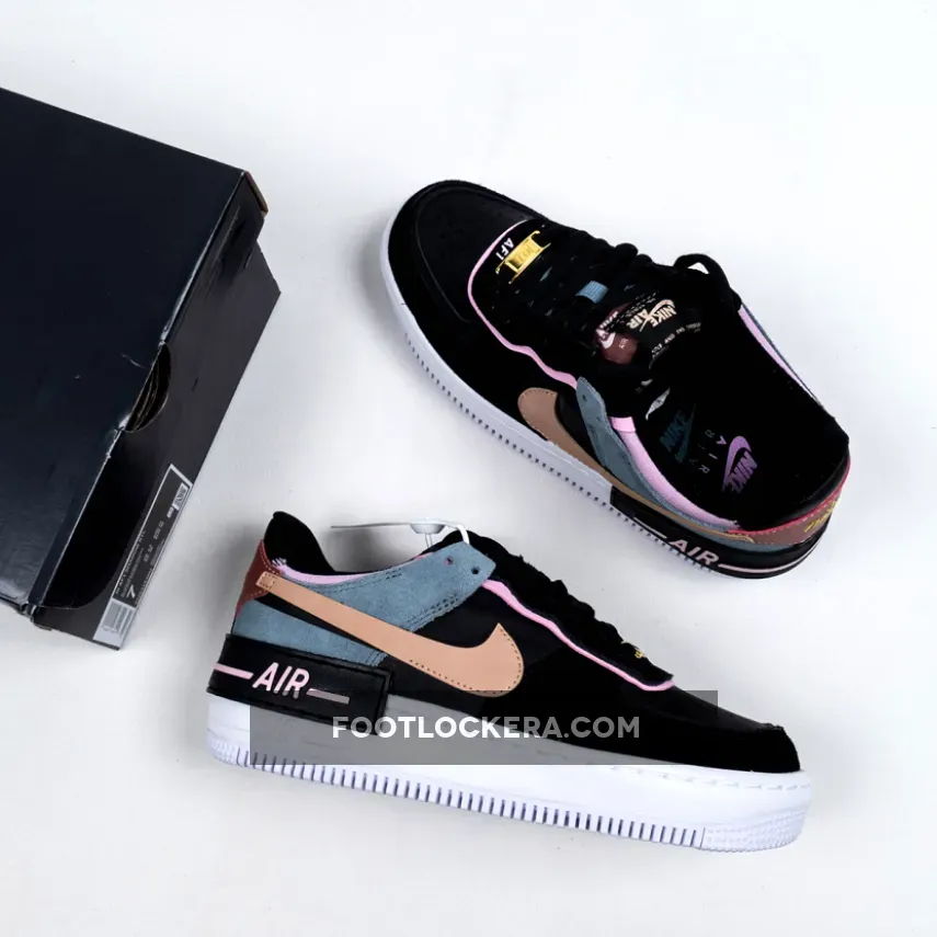 Nike Air Force 1 Shadow Black Metallic Red Bronze CU5315-001 #air force 1 metallic bronze