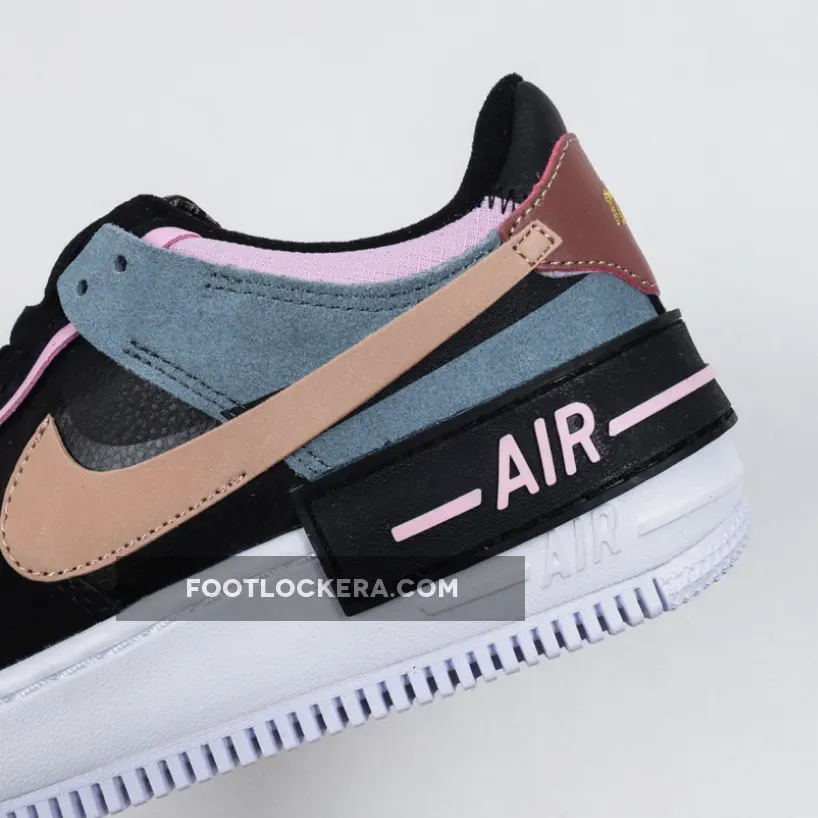 Nike Air Force 1 Shadow Black Metallic Red Bronze CU5315-001 #air force 1 metallic bronze