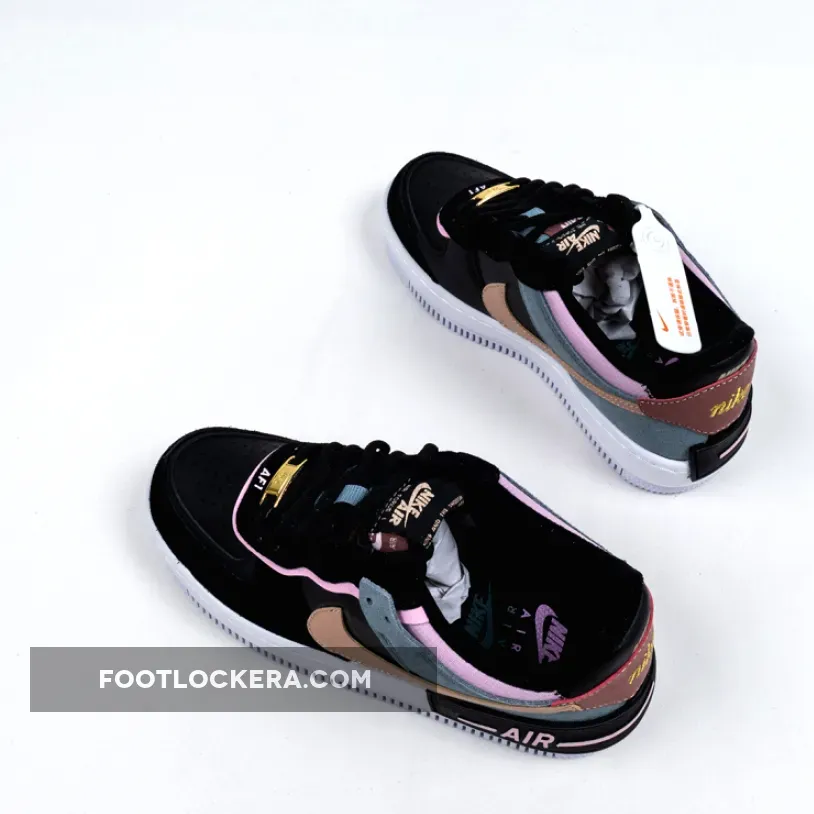 Nike Air Force 1 Shadow Black Metallic Red Bronze CU5315-001 #air force 1 metallic bronze