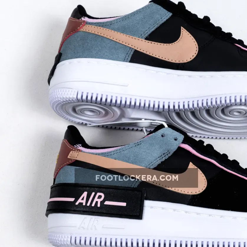 Nike Air Force 1 Shadow Black Metallic Red Bronze CU5315-001 #air force 1 metallic bronze