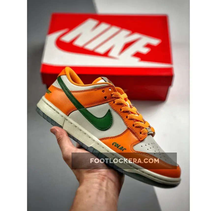 Florida A&M x Nike Dunk Low Yellow White Dunk Florida