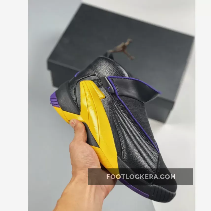 Eddie Jordan Lakers - Jordan Jumpman Swift 'Lakers' Black/Amarillo-Court Purple AT2555-007