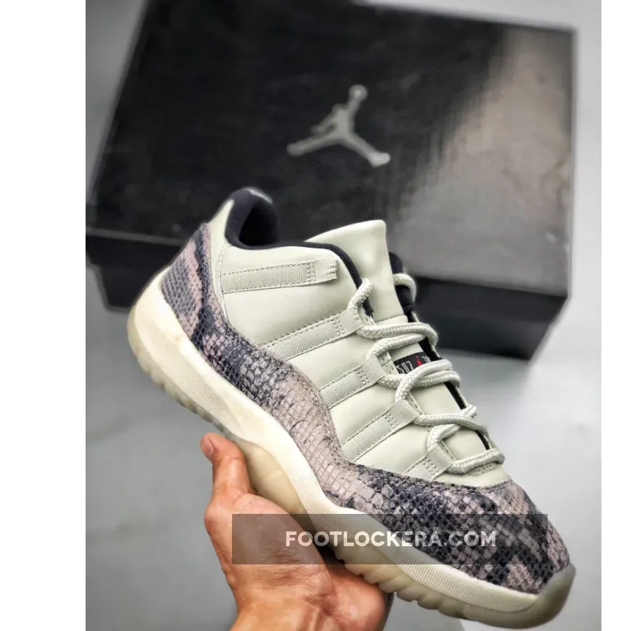 Jordan 11 Low Snakeskin Light Bone CD6846-002 - jordan 11s snakeskin