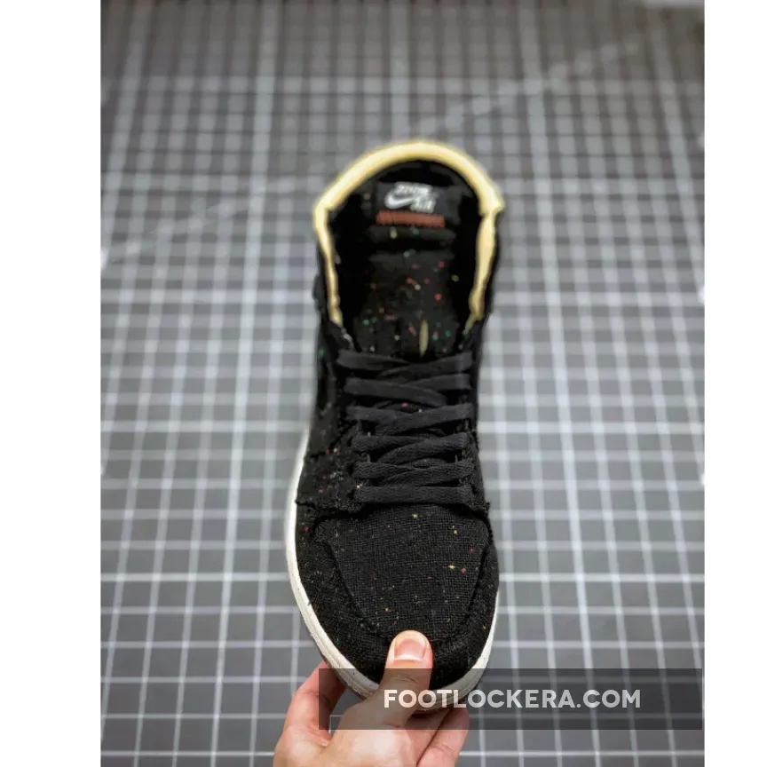 Air Jordan 1 High Zoom 'Crater' Black/Wolf Grey-Flash Crimson #air jordan 1 crater