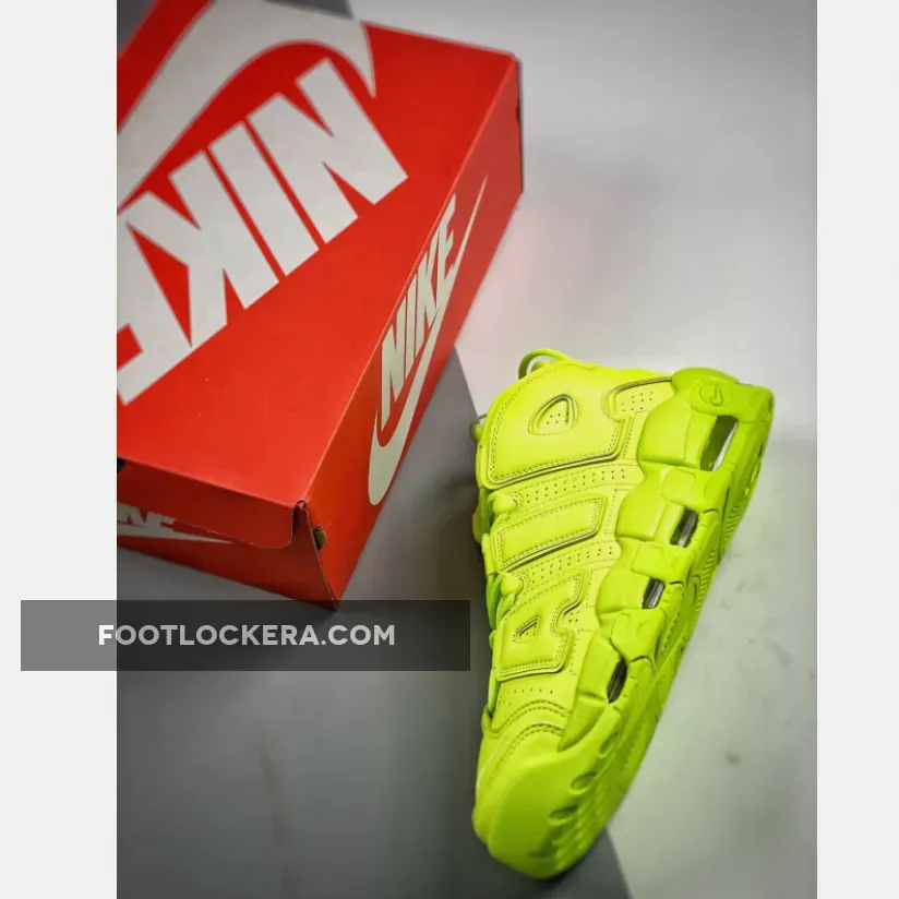 Nike Air More Uptempo Volt/Black / women's nike uptempo