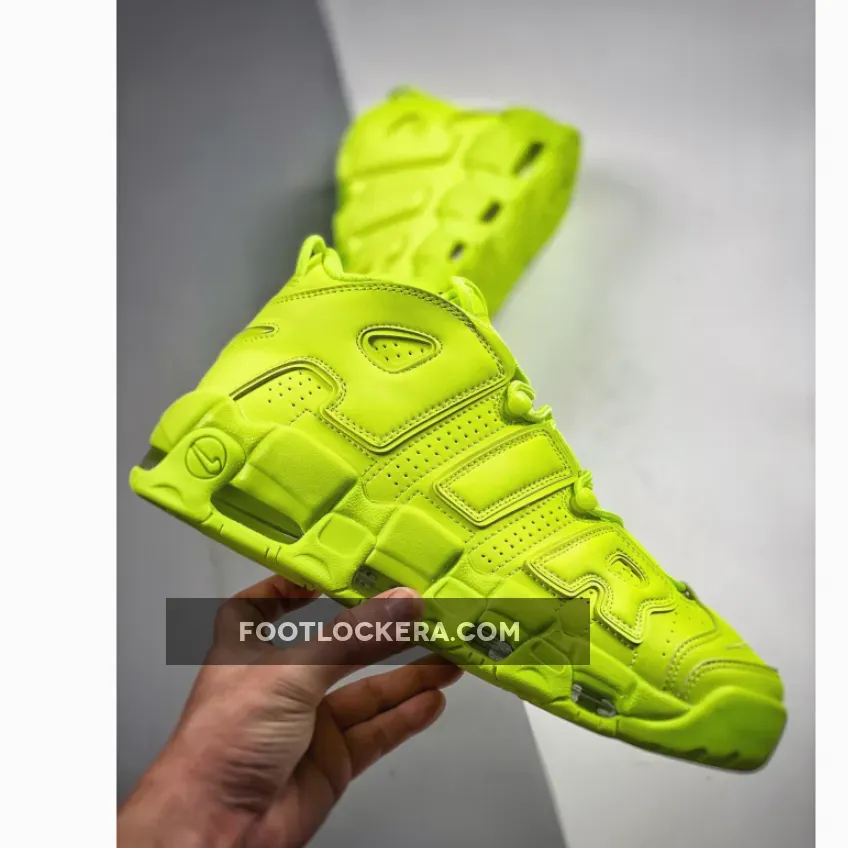 Nike Air More Uptempo Volt/Black / women's nike uptempo