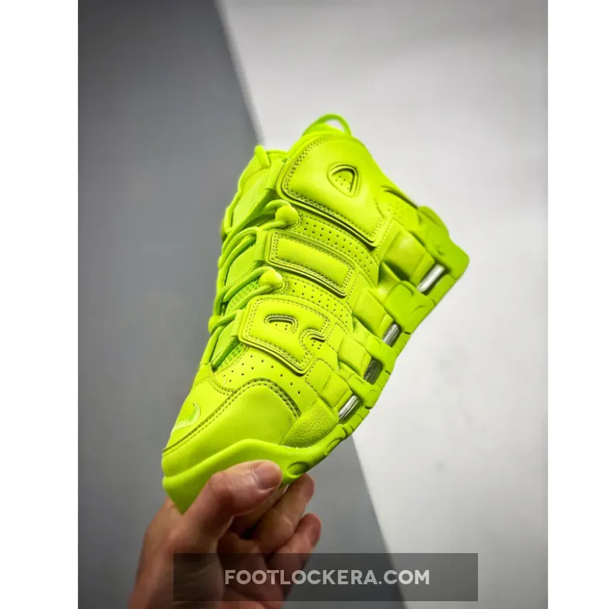 Nike Air More Uptempo Volt/Black / women's nike uptempo