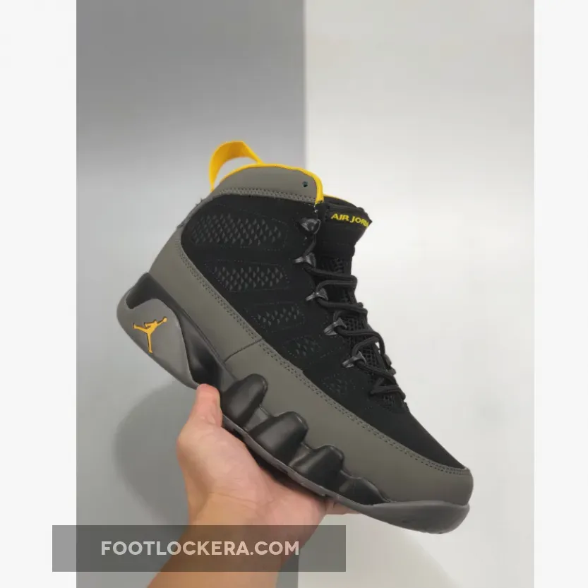 Jordan 9 Retro Dark Charcoal University Gold CT8019-070