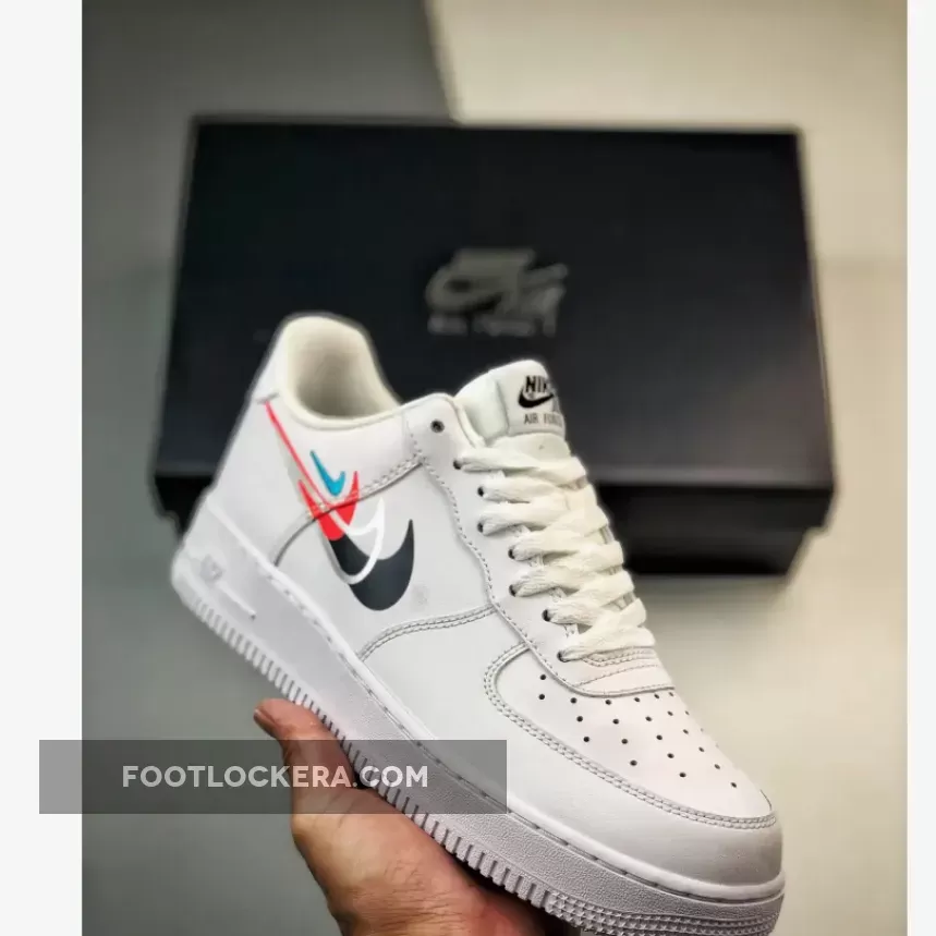 Nike Air Force 1 Low Mini Swooshes White Black Teal FJ4226-100 New Releases