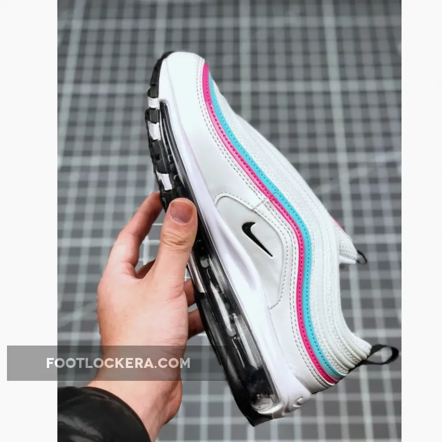 Nike Air Max 97 White Black Pink For Women - womens nike air max 97 black and white