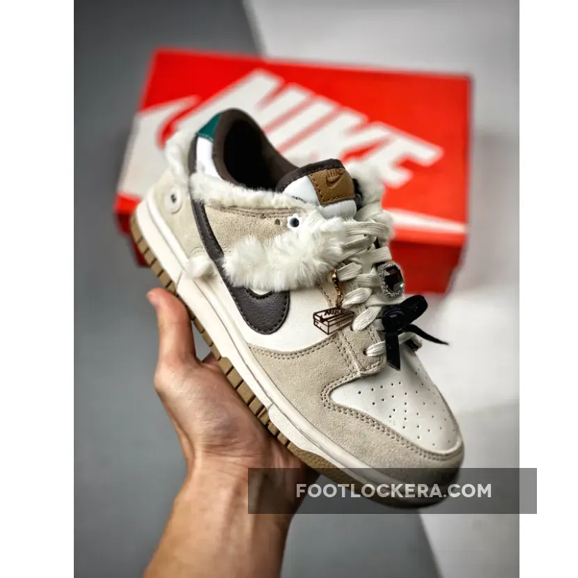 Nike Dunk Low 'Mink And Jewels' White/Grey-Brown | brown dunks