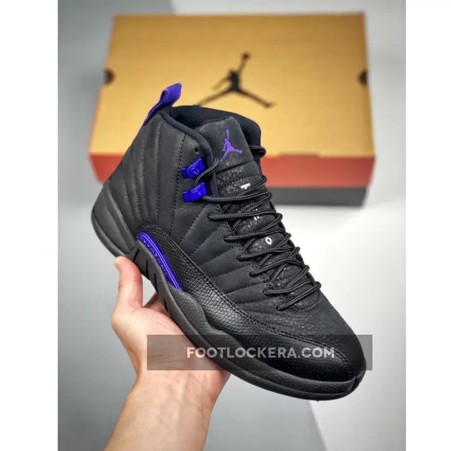 Air Jordan 12 Retro "Dark Concord" Mens AJ12 CT8013-005 Black/Black-Dark Concord