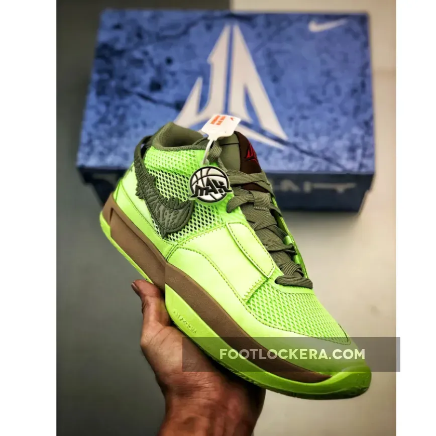 Nike Ja 1 "Zombie Halloween" Lime Blast/Oil Green-Black | 300 zombie