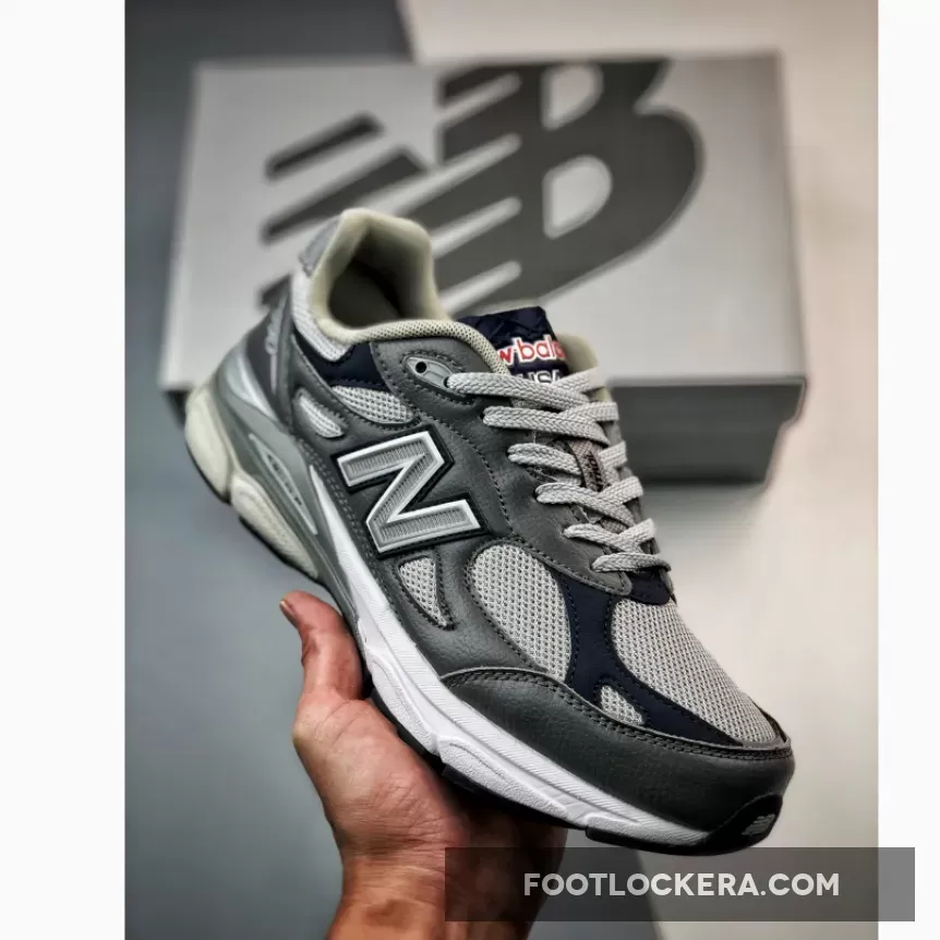 New Balance 990v3 Elephant Grey Navy M990GJ3 / new balance m990gj3