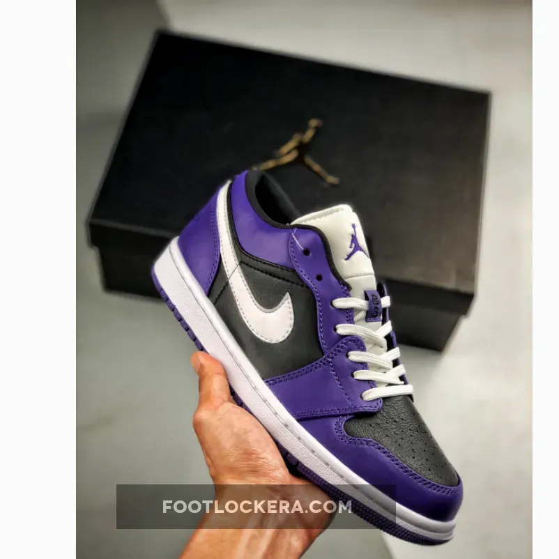 Air Jordan 1 Low Purple Black / Low Top Jordan 1 Purple 553558-501