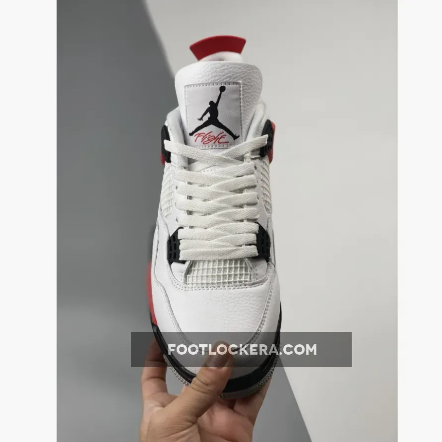Air Jordan 4 'Red Cement' White/Fire Red-Black DH6927-161 / jordan 4 white cement