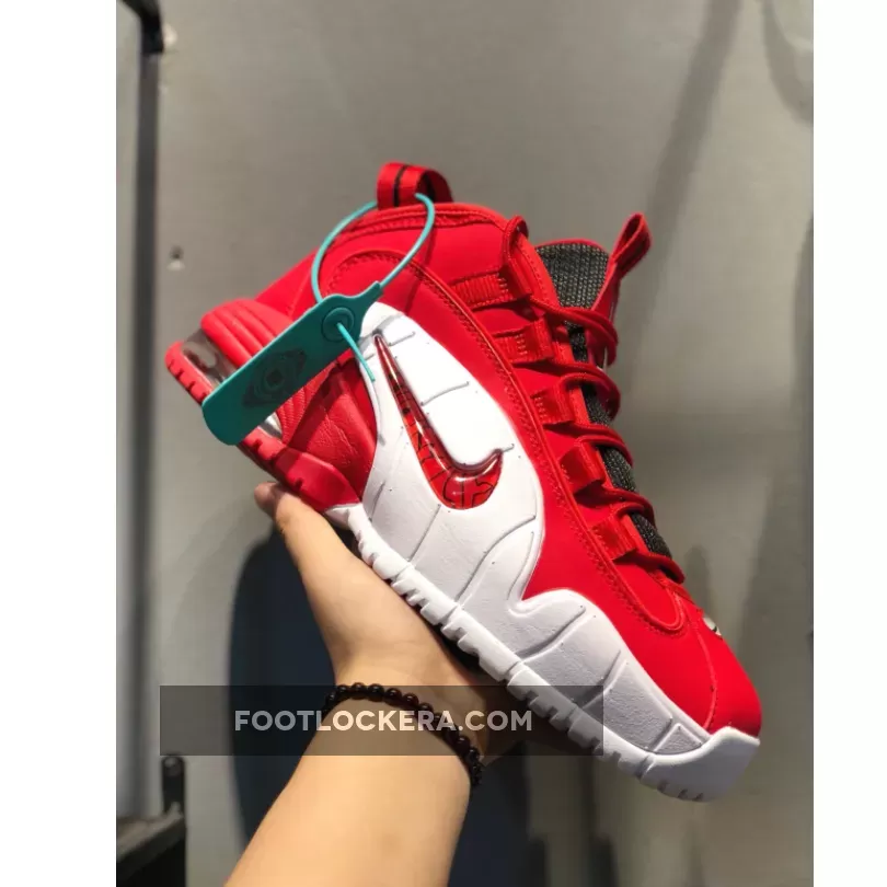 Nike Air Max Penny 1 University Red/Black-White - black and red penny hardaway