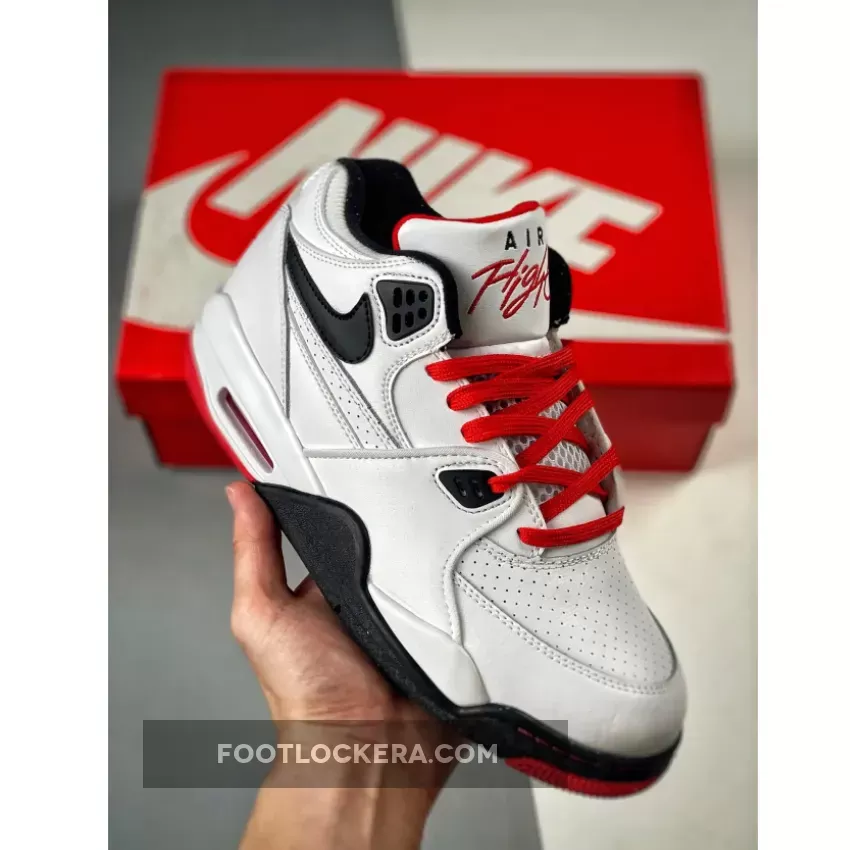 Nike Air Flight ’89 White/Black-Sport Red 306252-107