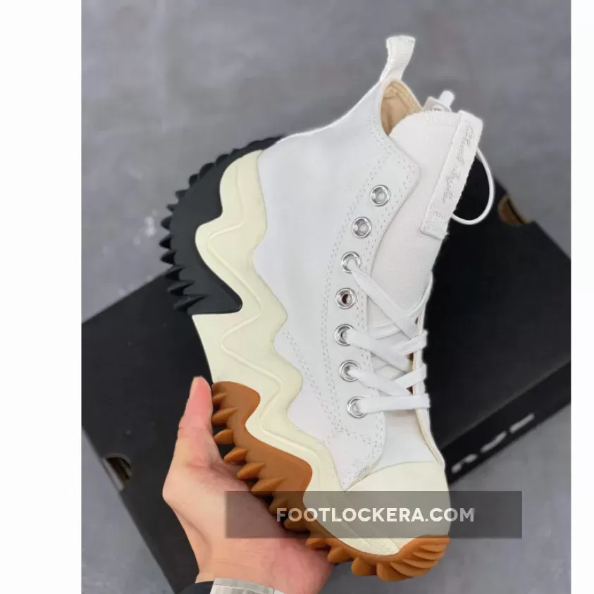 Converse Run Star Motion Hi White Black Gum Honey For Womens 171546C - converse black gum