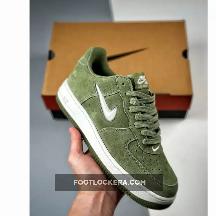 Nike Air Force 1 Low Jewel Oil Green/White DV0785-300