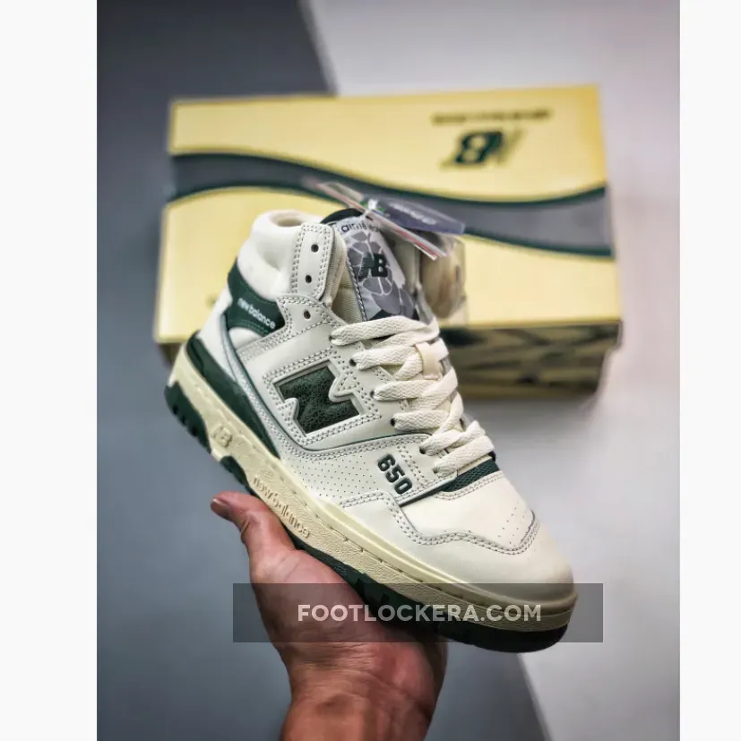 Aimé Leon Dore x New Balance 650R White/Green BB650RL1 #new balance 650s