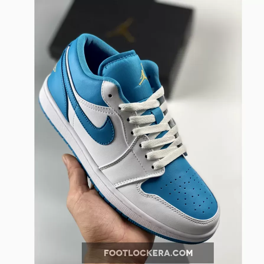 Air Jordan 1 Low White Teal 553558-174 #air jordan 1 teal and white