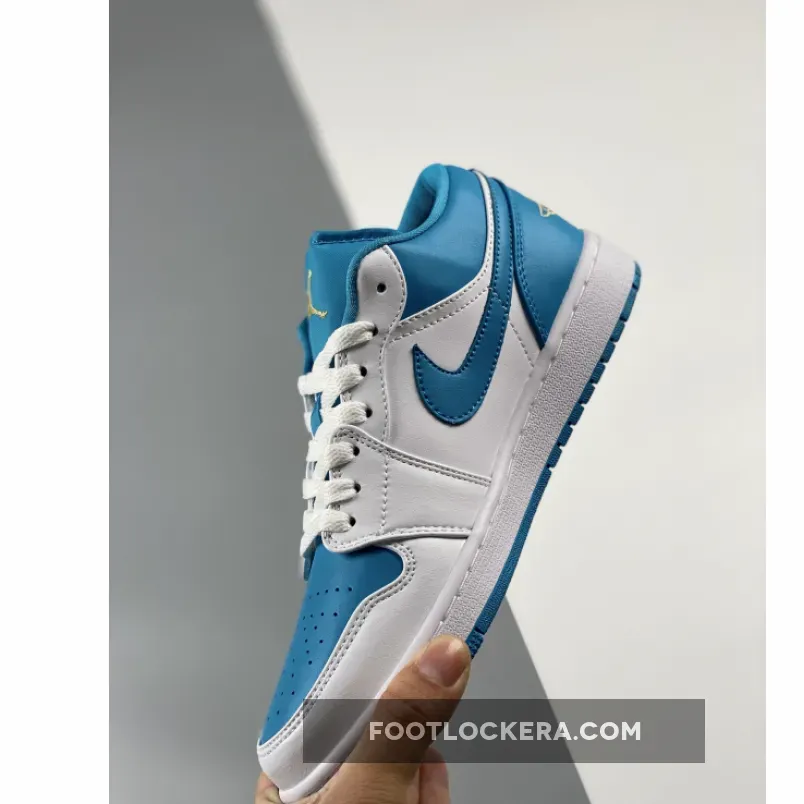 Air Jordan 1 Low White Teal 553558-174 #air jordan 1 teal and white