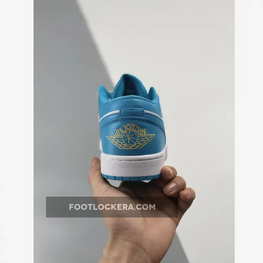 Air Jordan 1 Low White Teal 553558-174 #air jordan 1 teal and white