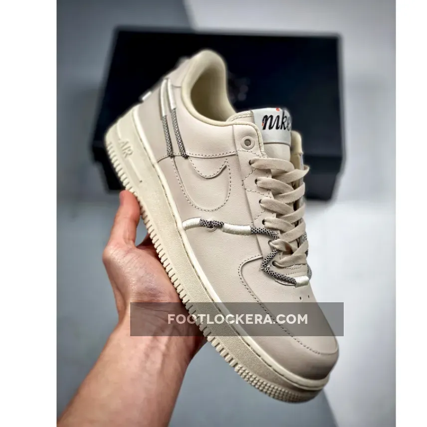 Nike Air Force 1 Low LX Light Orewood Brown Adds Quirky Exterior Lacing