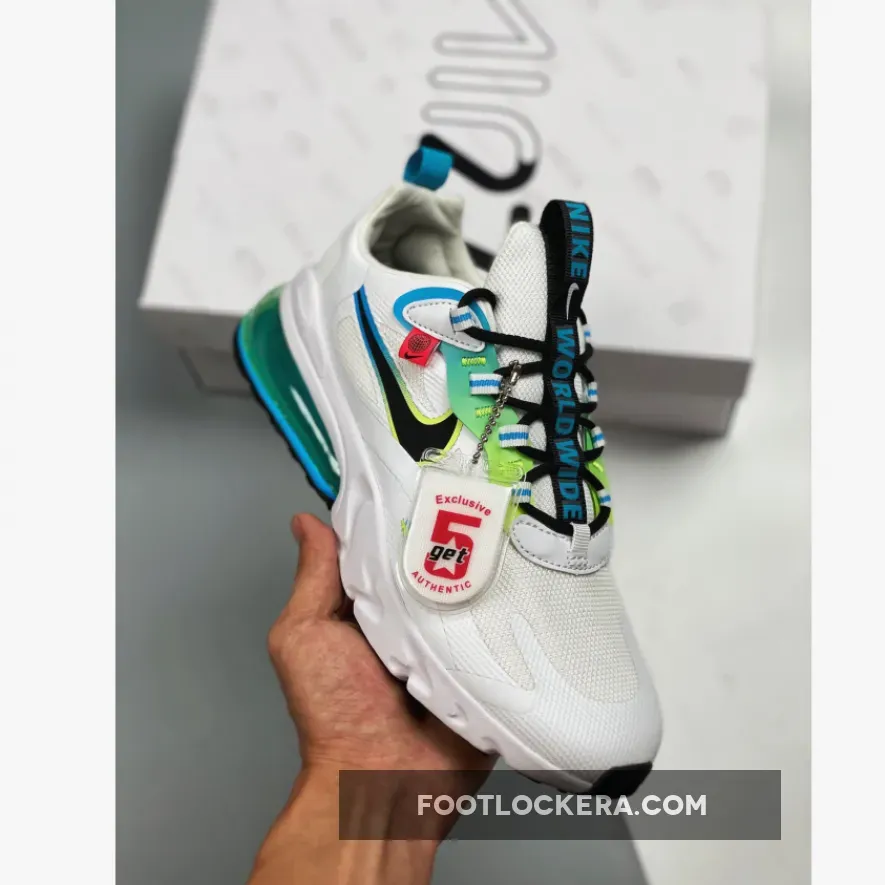 Nike Air Max 270 React 'Worldwide' White air max 270 worldwide