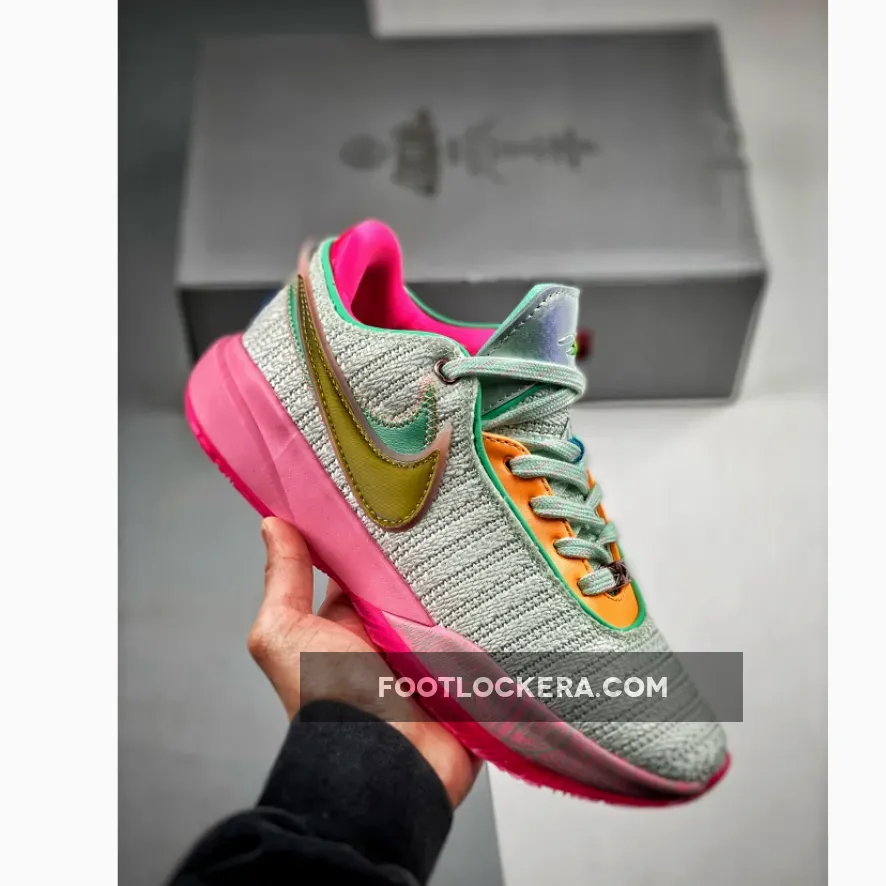 Nike LeBron 20 Barely Green Multi DJ5423-300 - time machine shoes