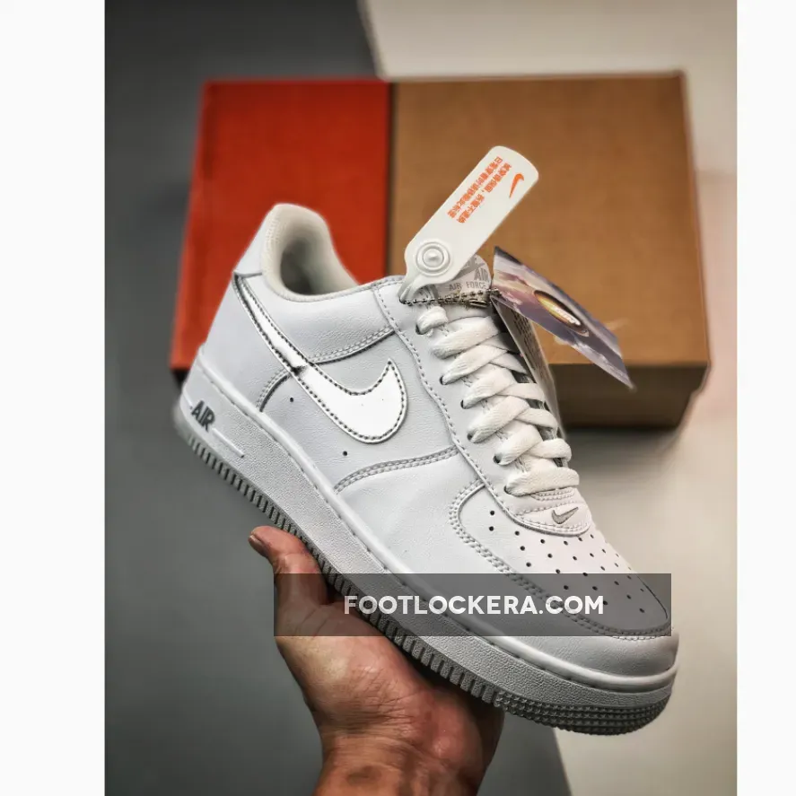 Nike Air Force 1 Low Metallic Silver DZ6755-100 / metallic air force ones