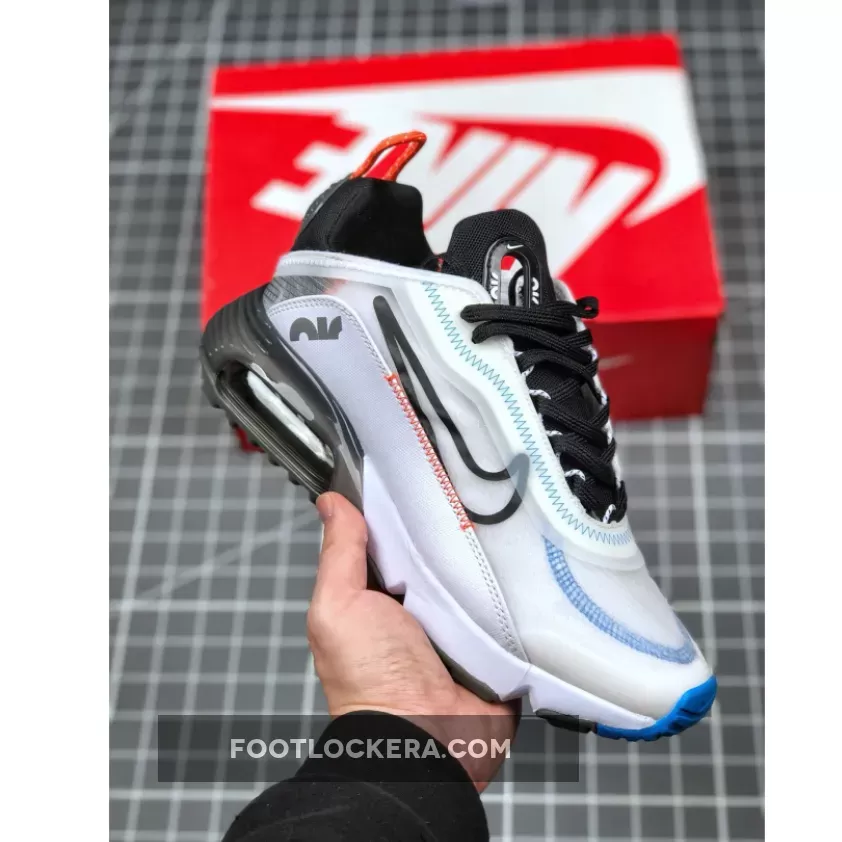 Nike Air Max 2090 White/Black-Pure Platinum-Bright Crimson
