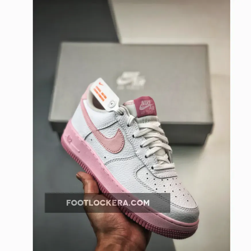 Nike Air Force 1 Low GS White/Pink Foam CT3839-107 - pink nike airforce