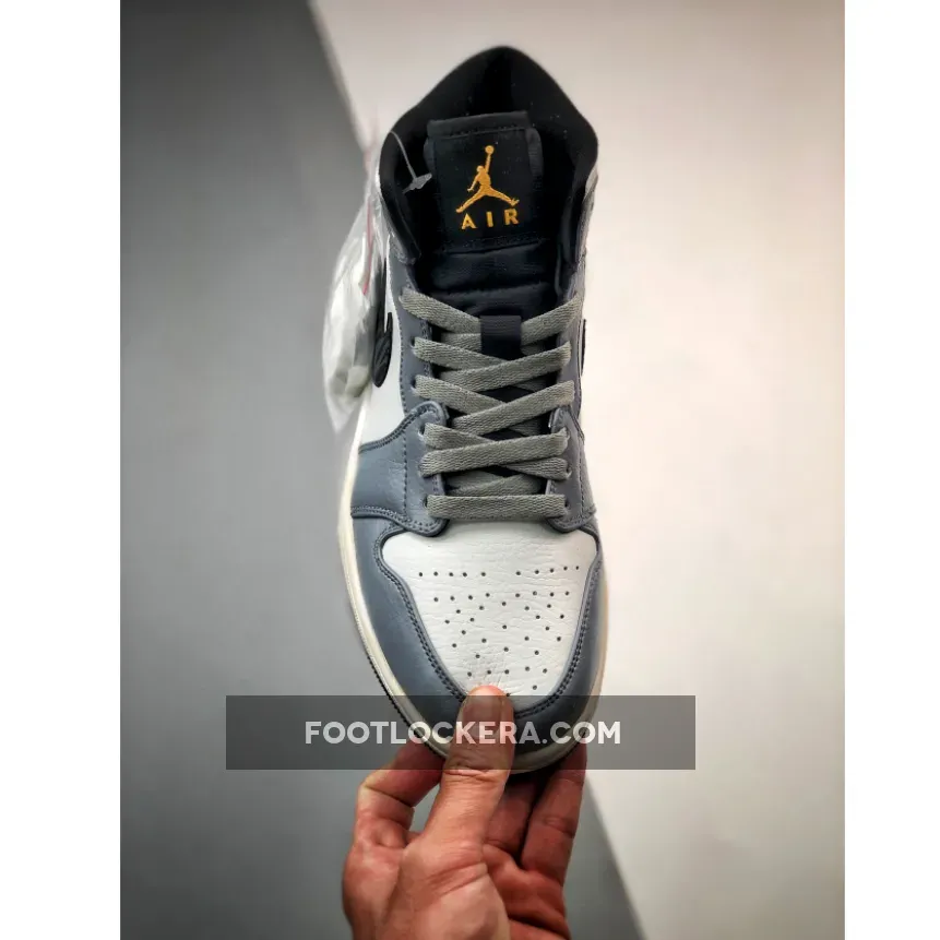 Air Jordan 1 Mid Cool Grey/White-Black 1680503716 Online