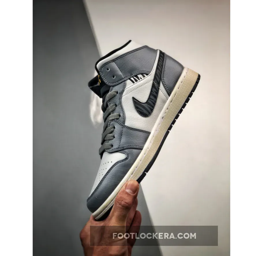 Air Jordan 1 Mid Cool Grey/White-Black 1680503716 Online
