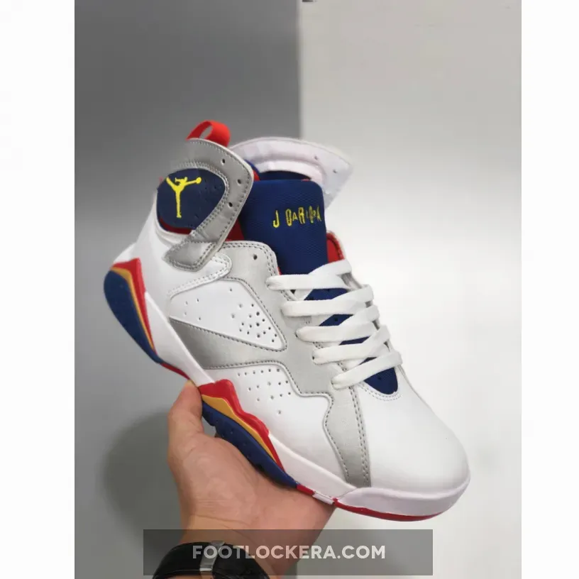 Air Jordan 7 Retro ‘Olympic’ White/Metallic Gold/Obsidian/Red / 135 7
