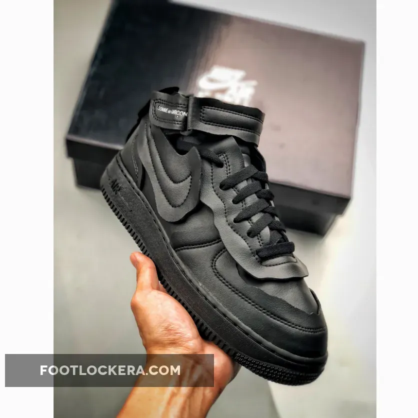 Commes De Garcon Air Force 1 Comme des Garçons x Nike Air Force 1 Mid Black