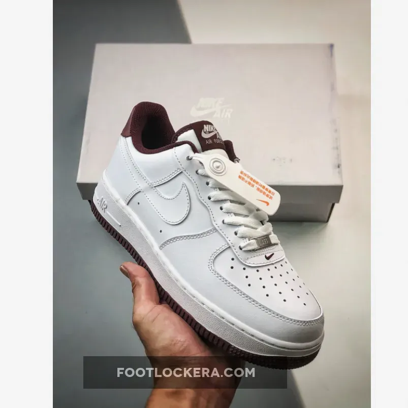 Nike Air Force 1 Low 'White/Dark Beetroot' DH7561-106 #nike air force 1 beetroot