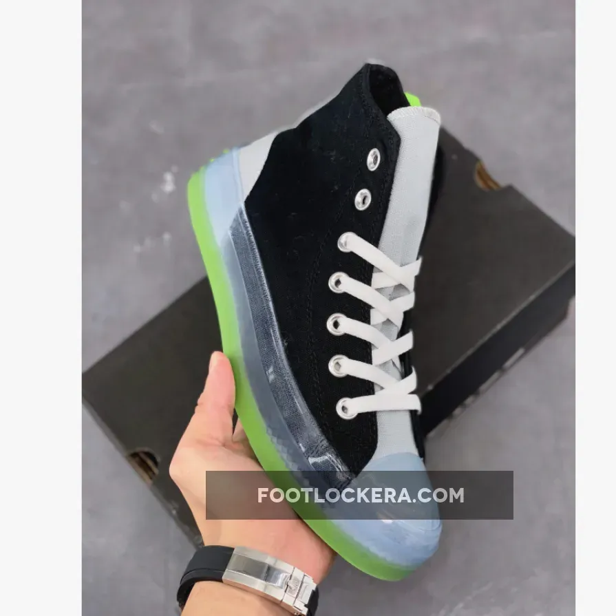 Converse Dramatic Nights Chuck Taylor All Star CX High Top Black/Gravel/Bold Wasabi #converse chuck taylor all star cx high