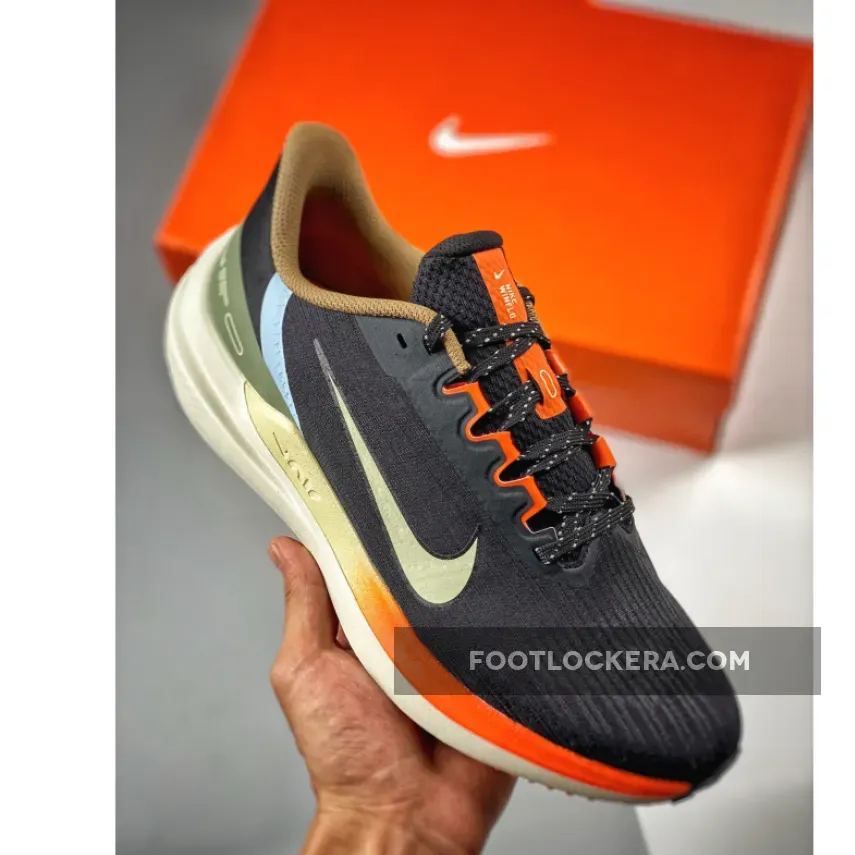 Nike Air Winflo 9 Black Green Safety Orang DX6040-071 New Releases