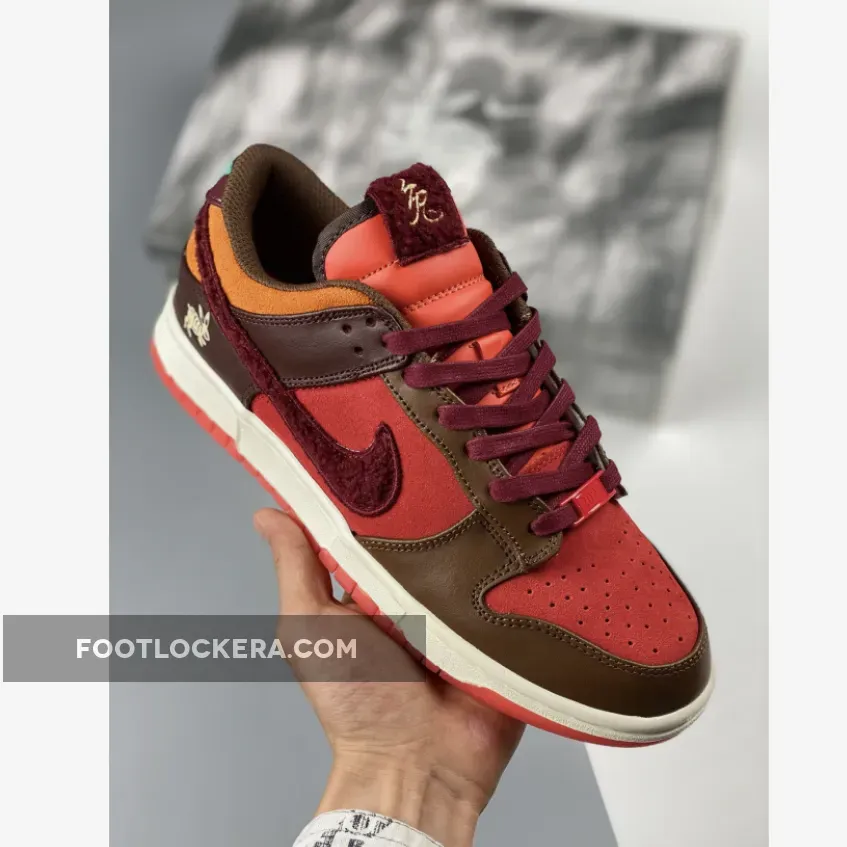 Nike Dunk Low 'Year of the Rabbit' Light Crimson/Night Maroon Nike Dunks Orange And Brown