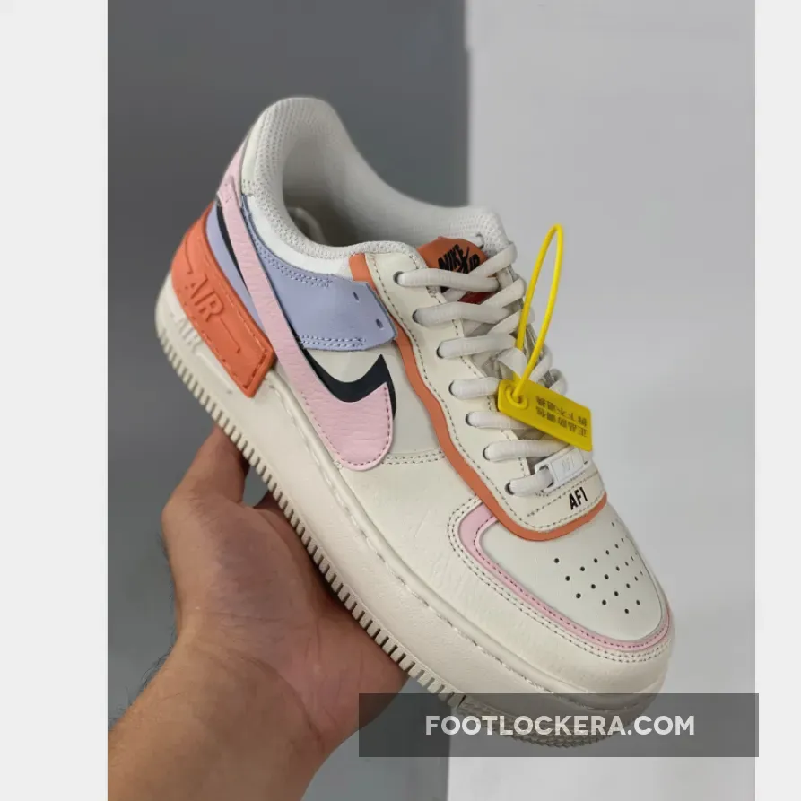 Nike Air Force 1 Shadow Sail/pink Glaze/orange Chalk Women's Sho Nike Air Force 1 Shadow Sail Pink Glaze WMNS CI0919-111